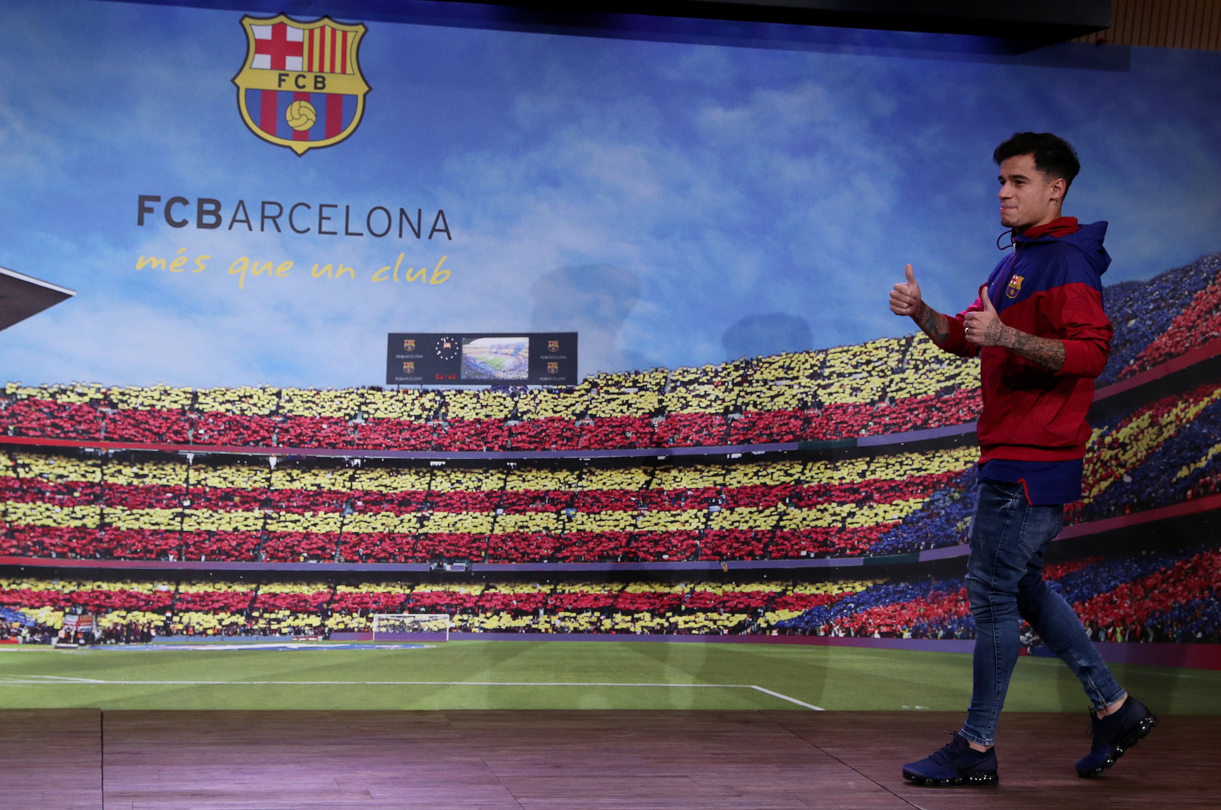 La primera foto de Coutinho como jugador del FC Barcelona La primera foto de Coutinho como jugador del FC Barcelona