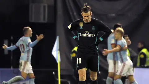 Gareth Bale tras el empate del Real Madrid con el Celta Gareth Bale tras el empate del Real Madrid con el Celta