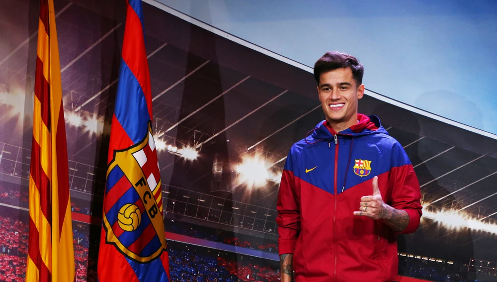 Coutinho como jugador del FC Barcelona Coutinho como jugador del FC Barcelona