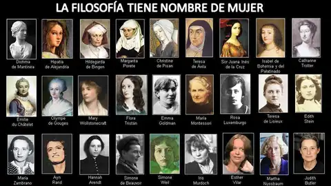 Las mujeres que piensan el mundo PIONERAS-FILOSOFÍA
