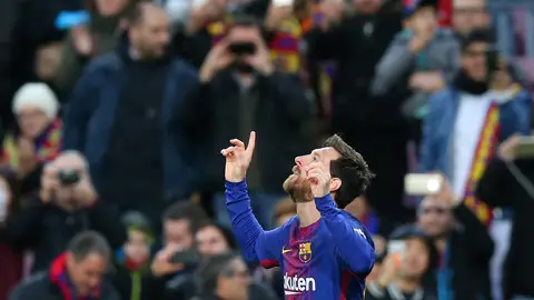 Messi celebrando el gol Messi celebrando el gol