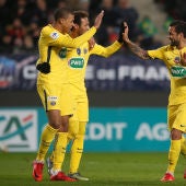 Neymar y Mbappe celebrando un gol
