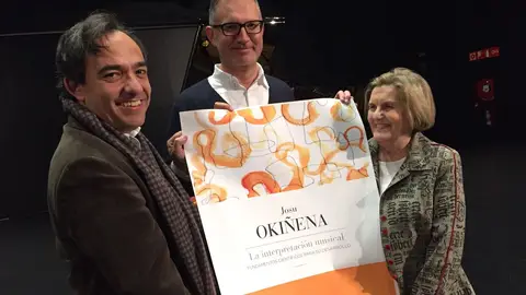 Josu Okiñena presenta un trabajo sobre la interpretación musical. Josu Okiñena presenta un trabajo sobre la interpretación musical.