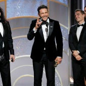 James Franco tras recibir el Globo de Oro a Mejor Actor