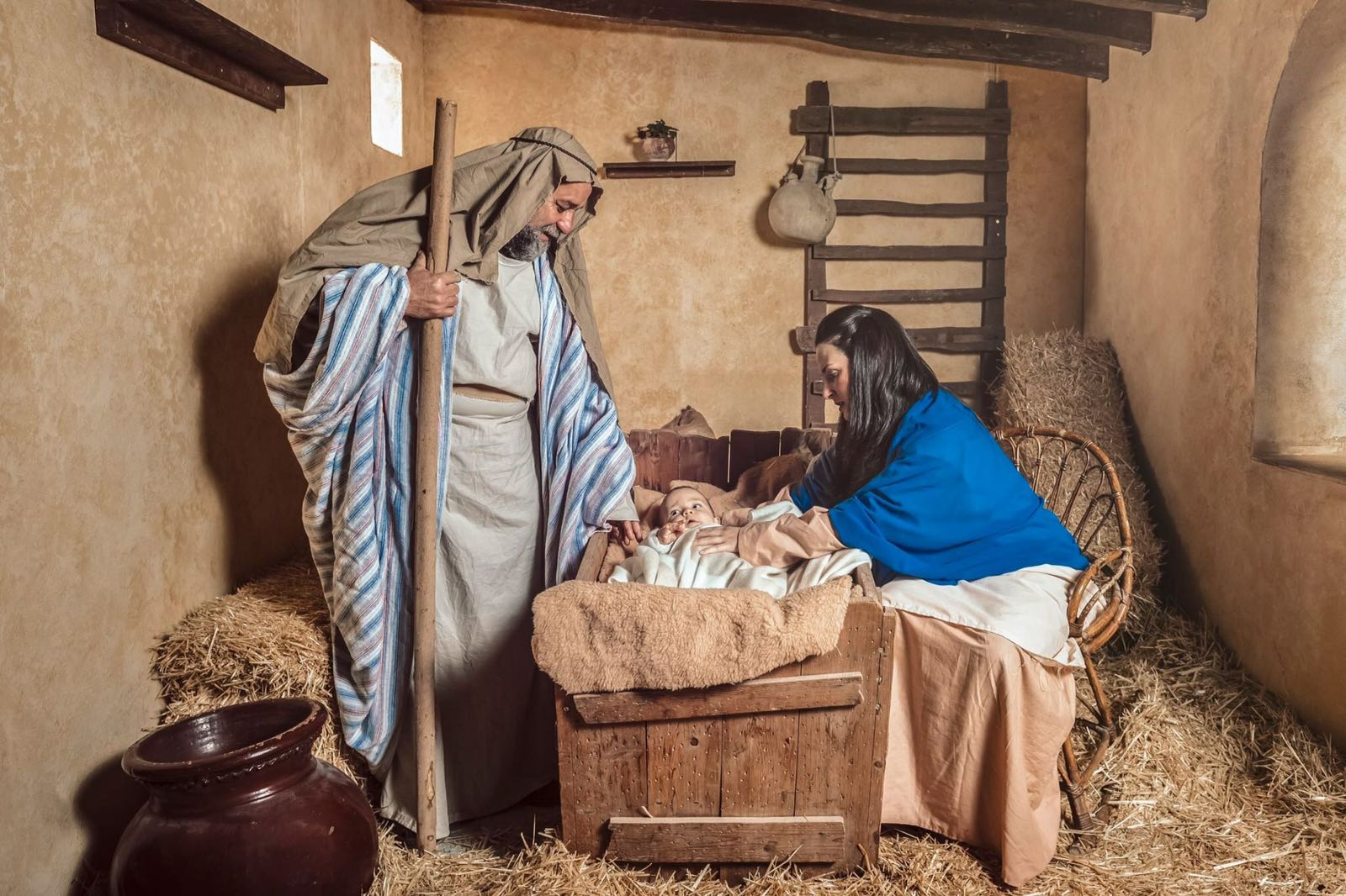 Unas 20.000 personas han visitado el belén viviente de Elche Unas 20.000 personas han visitado el belén viviente de Elche