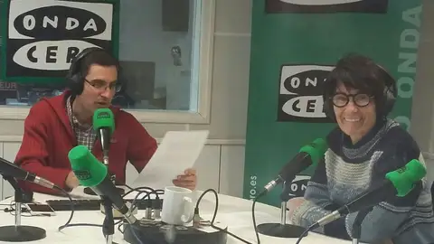 Javier Barbero y María Gómez Cantabria en la Onda