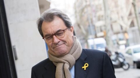 Artur Mas a su llegada a la reuni&oacute;n del comit&eacute; nacional del PDeCat