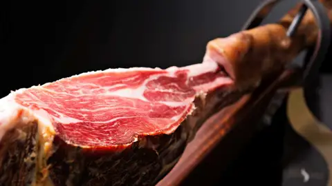 Imagen de archivo de un jamón Imagen de archivo de un jamón