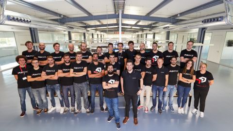 Plantilla de PLD Space en la sede de Elche