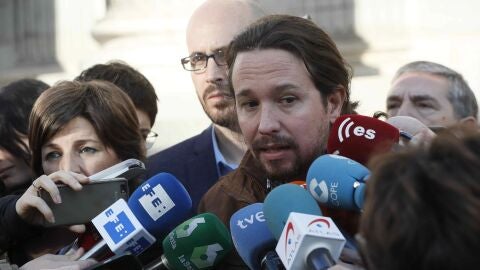 El l&iacute;der de Podemos Pablo Iglesias