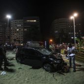 El coche que provocó el atropello múltiple en Copacabana