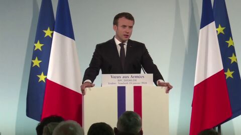 Macron restablecer&aacute; el servicio militar obligatorio en Francia