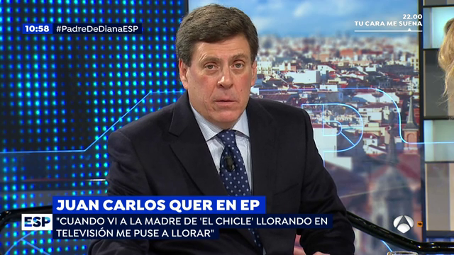 Juan Carlos Quer: "Cuando vi a la madre de 'El Chicle' llorando en televisión me puse a llorar" Juan Carlos Quer: "Cuando vi a la madre de 'El Chicle' llorando en televisión me puse a llorar"