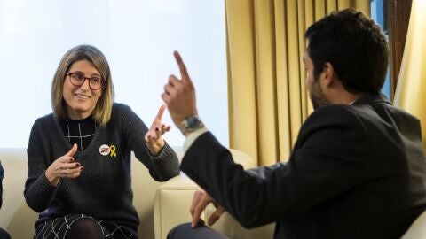Elsa Artadi y Roger Torrent