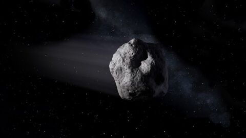 Imagen de un asteroide