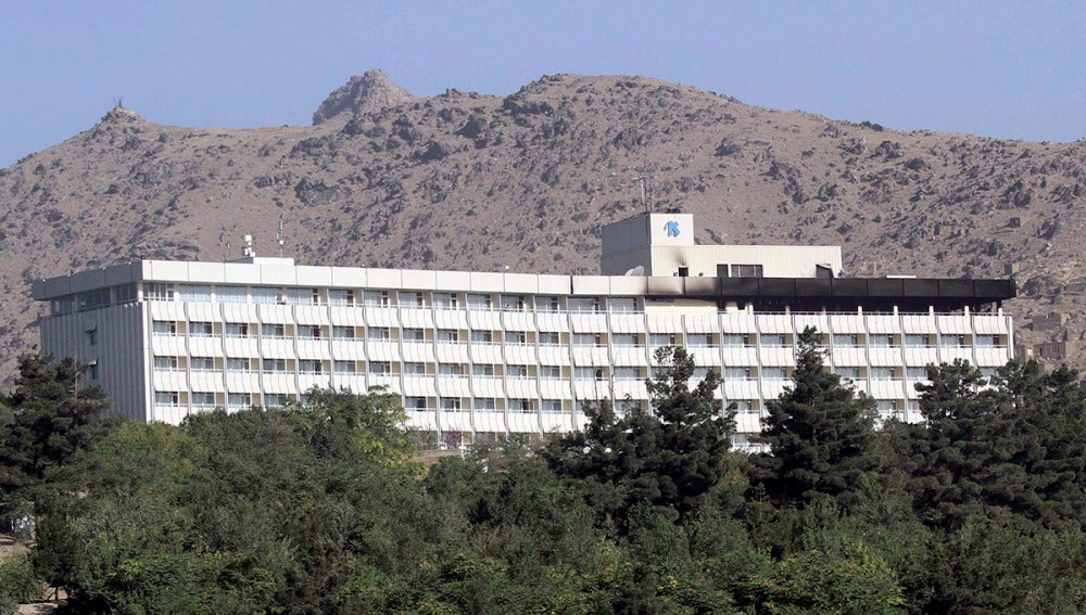 Fachada del Hotel Intercontinental de Kabul