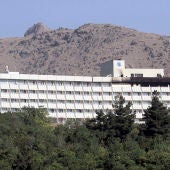 Fachada del Hotel Intercontinental de Kabul