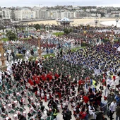 Imagen de la tamborrada en San Sebastián Imagen de la tamborrada en San Sebastián