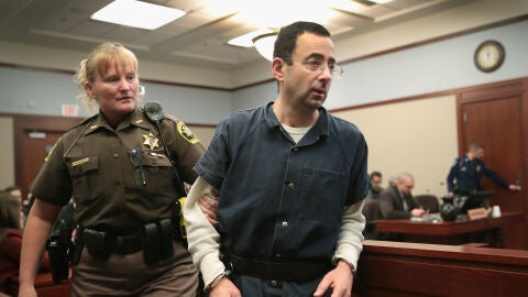 Larry Nassar, durante el juicio