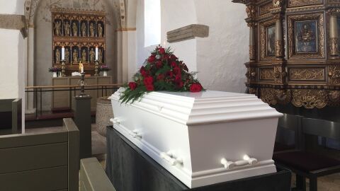 Foto de archivo de un ata&uacute;d