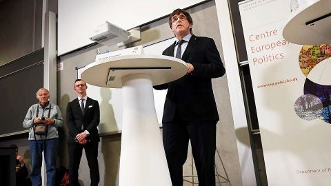 El expresidente catal&aacute;n Carles Puigdemont