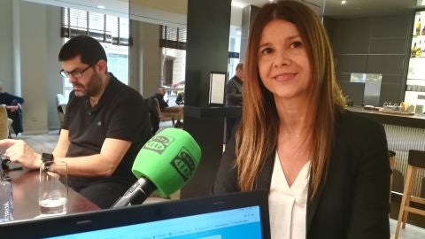 Comenzamos la semana en @KukuarriDonosti. Cuque Illa directora del NH Aranzazu. 