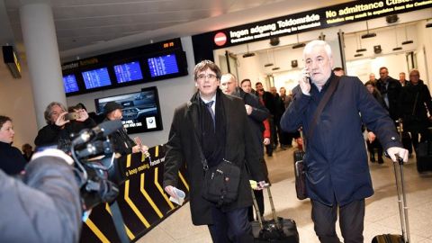 Puigdemont llega a Copenhague