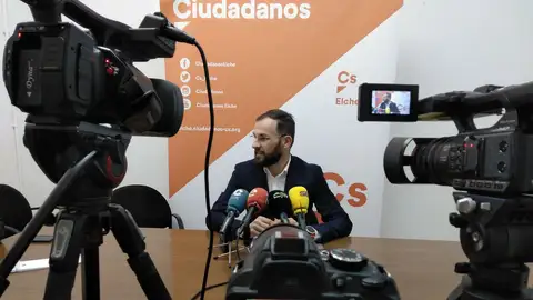 Juan Antonio Sempere, portavoz adjunto de Cs Elche Juan Antonio Sempere, portavoz adjunto de Cs Elche