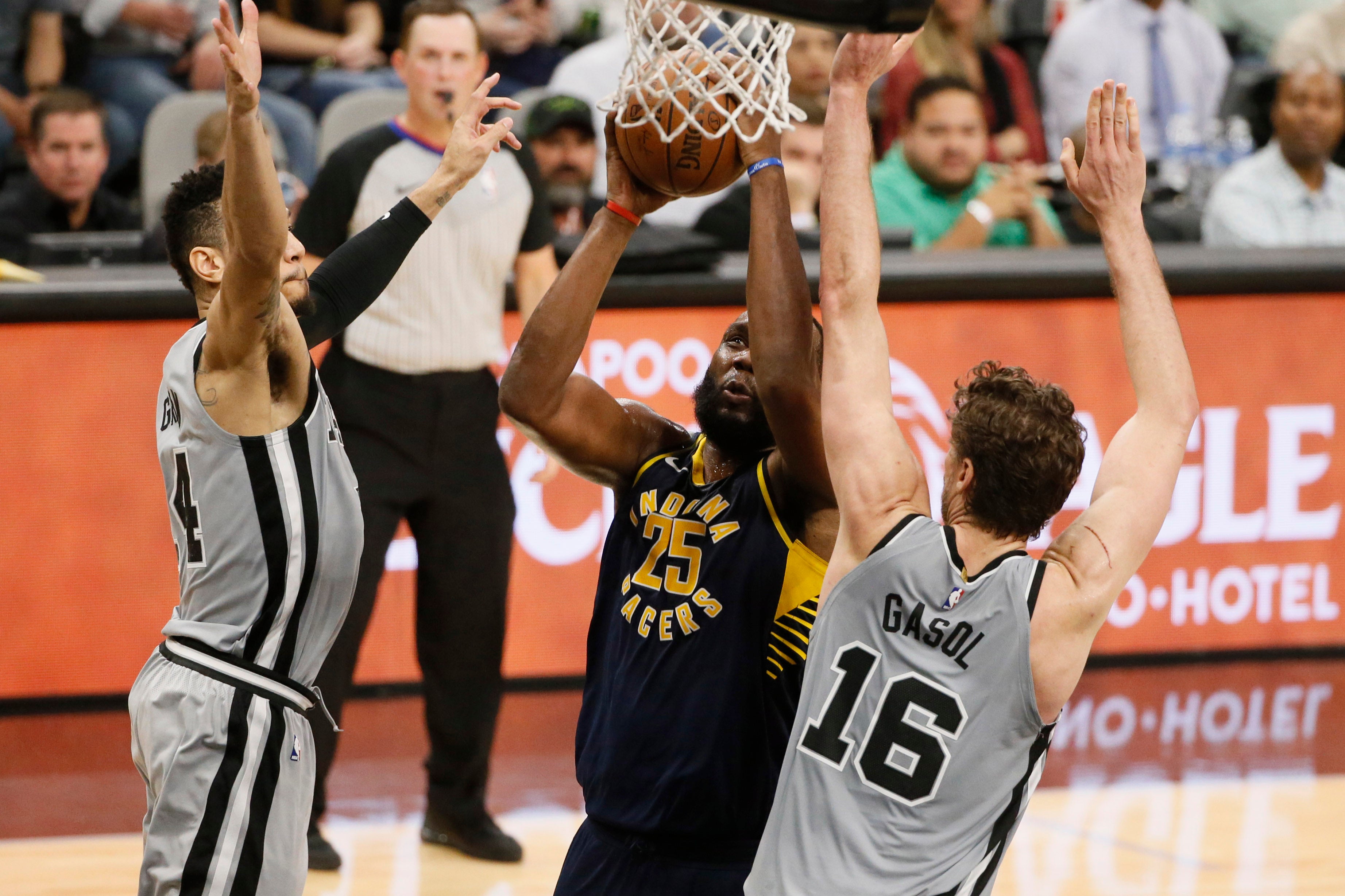 Los Pacers ponen fin a la racha ganadora de los Spurs en San Antonio Los Pacers ponen fin a la racha ganadora de los Spurs en San Antonio