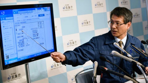 El director de la Divisi&oacute;n de Vulcanolog&iacute;a de la Agencia Meteorol&oacute;gica de Jap&oacute;n, Makoto Saito