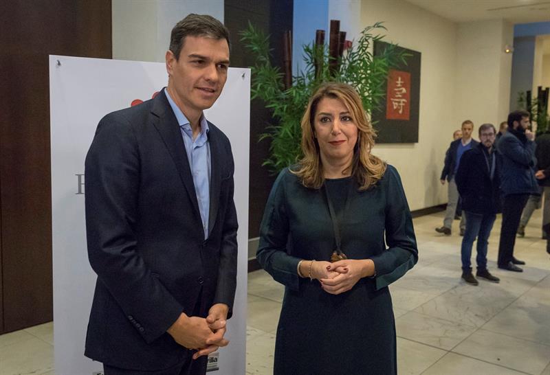 Pedro Sánchez, sobre Susana Díaz: "Me gusta escucharla, suele atinar en sus reflexiones" Pedro Sánchez, sobre Susana Díaz: "Me gusta escucharla, suele atinar en sus reflexiones"