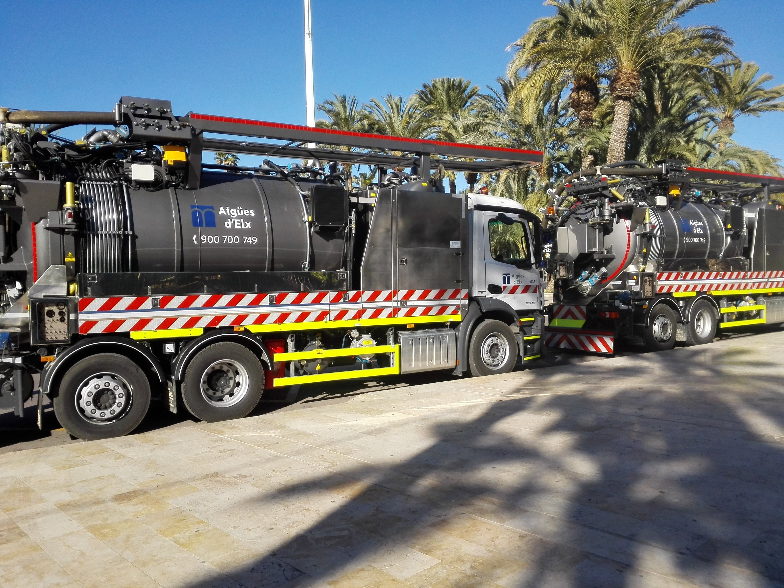 Aigües d’Elx renueva parte de su flota de vehículos y camiones Aigües d’Elx renueva parte de su flota de vehículos y camiones