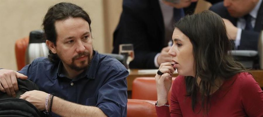 Pablo Iglesias e Irene Montero Pablo Iglesias e Irene Montero