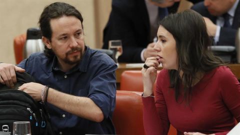 Pablo Iglesias e Irene Montero