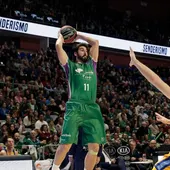 Dani Díez, jugador de Unicaja Dani Díez, jugador de Unicaja