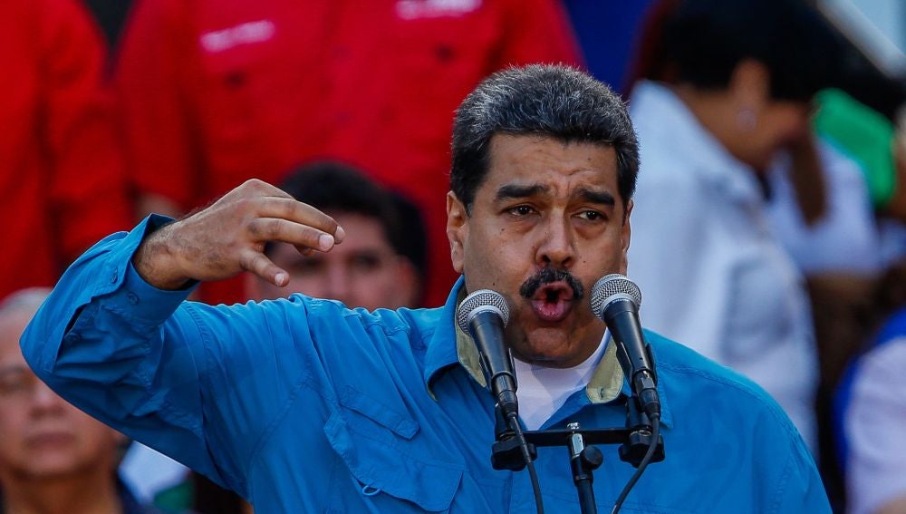 El presidente venezolano, Nicolás Maduro, participa en un evento