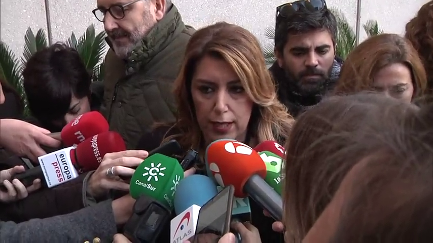 Susana Díaz: "España no merece paralizarse por irresponsables ponen todo en peligro" Susana Díaz: "España no merece paralizarse por irresponsables ponen todo en peligro"
