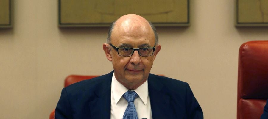 El ministro de Hacienda, Cristóbal Montoro El ministro de Hacienda, Cristóbal Montoro