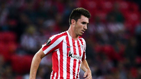Aymeric Laporte, en un partido con el Athletic