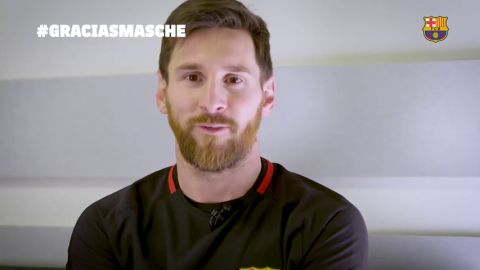 Emotivo mensaje de despedida de la plantilla del Bar&ccedil;a a Mascherano: "Ha sido hermoso compartir todo"