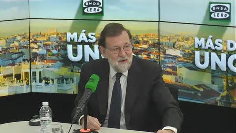 Mariano Rajoy en 'Más de Uno' Mariano Rajoy en 'Más de Uno'