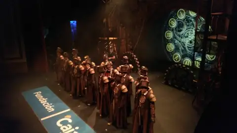 Comparsa "Tic tac, tic tac" Comparsa de Tino Tovar. Sesión 16 de preliminares del COAC 2018.