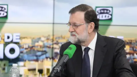 Mariano Rajoy en su entrevista en Onda Cero Mariano Rajoy en su entrevista en Onda Cero