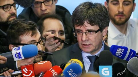 El expresidente de la Generalitat Carles Puigdemont