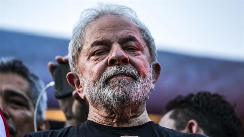  El expresidente brasile&ntilde;o Luiz In&aacute;cio Lula da Silva
