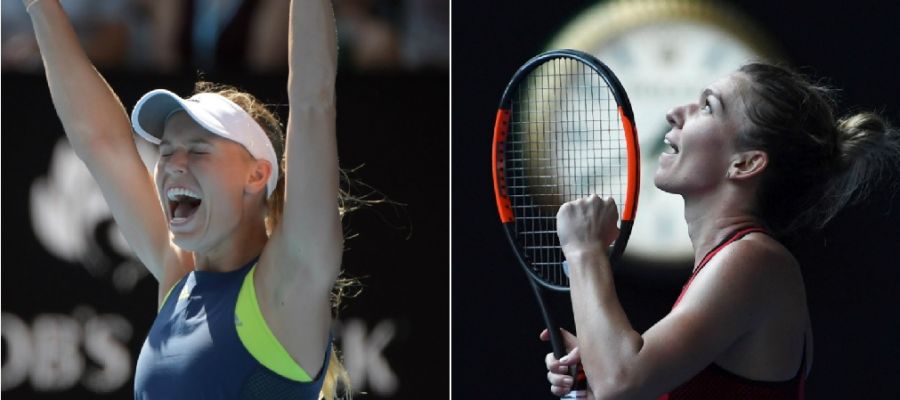 Caroline Wozniacki y Simona Halep, finalistas del Open de Australia Caroline Wozniacki y Simona Halep, finalistas del Open de Australia