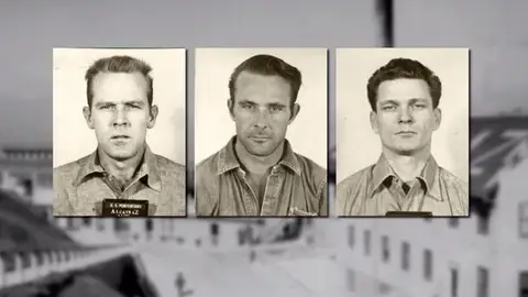 John Anglin, su hermano Clarence y Frank Morris, los presos que escaparon de Alcatraz John Anglin, su hermano Clarence y Frank Morris, los presos que escaparon de Alcatraz