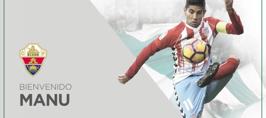 Manu Rodríguez, nuevo lateral izquierdo del Elche CF. Manu Rodríguez, nuevo lateral izquierdo del Elche CF.