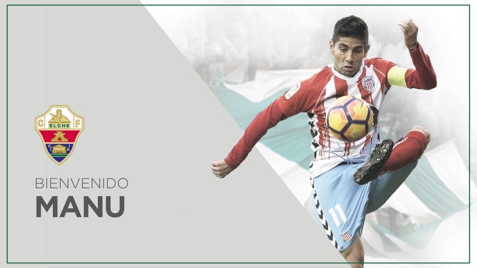 El Elche ficha a Manu Rodríguez para reforzar el lateral izquierdo El Elche ficha a Manu Rodríguez para reforzar el lateral izquierdo