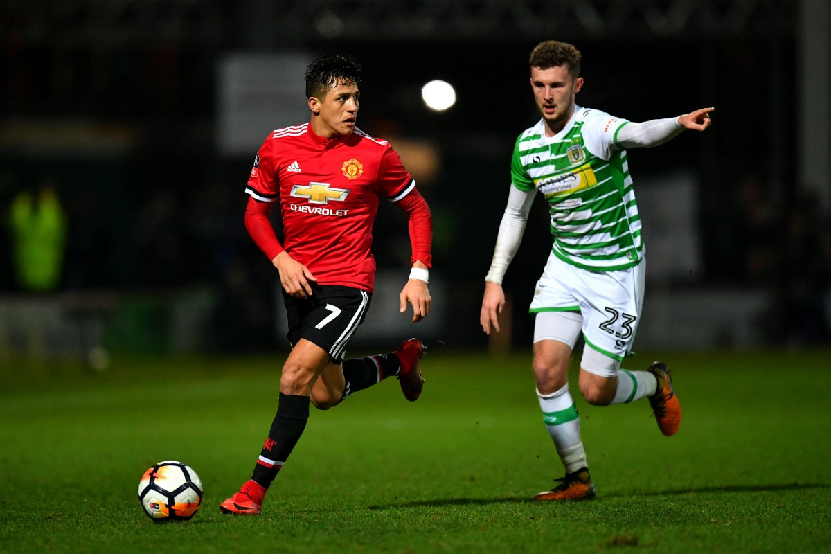 Alexis debuta en la goleada del Manchester United ante un Cuarta división en la FA Cup Alexis debuta en la goleada del Manchester United ante un Cuarta división en la FA Cup